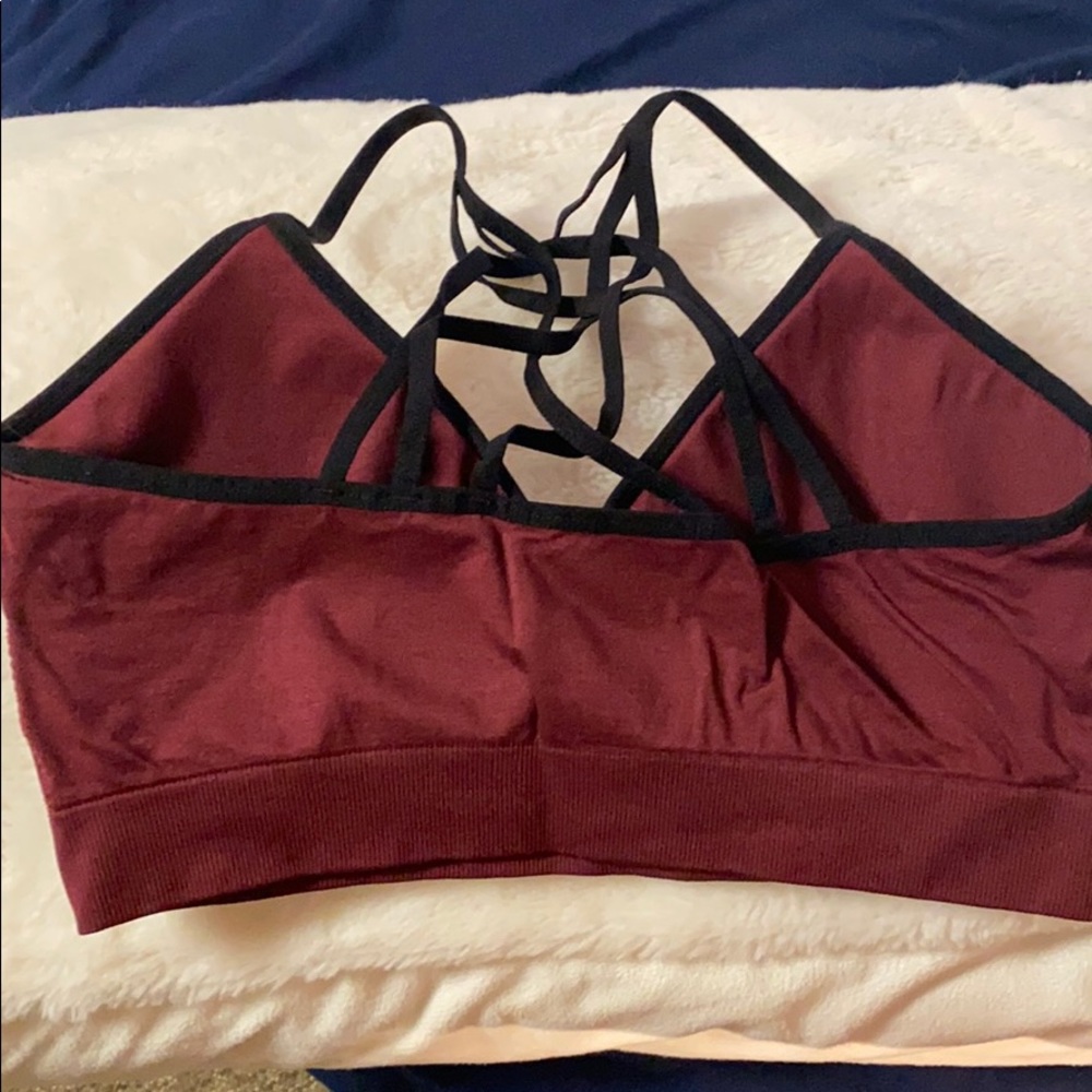 Deep Red Bralette - Picture 2 of 2